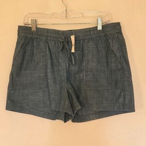 NWT J.Crew Chambre Shorts (M)